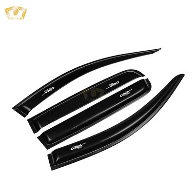quality Decoration+Protection For Toyota Vigo 2005-2015 To Matte Black Car 4 Doors Window Sun Visor Acrylic Plastic Rain Shield factory